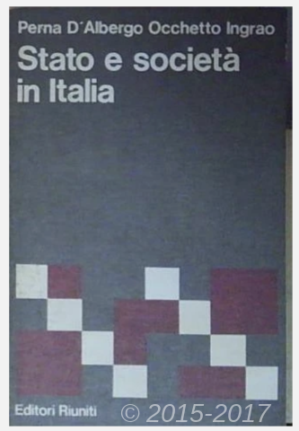 Copertina di STATO E SOCIETÀ IN ITALIA.